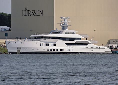 Image for article Lürssen launches 66m Project Green superyacht